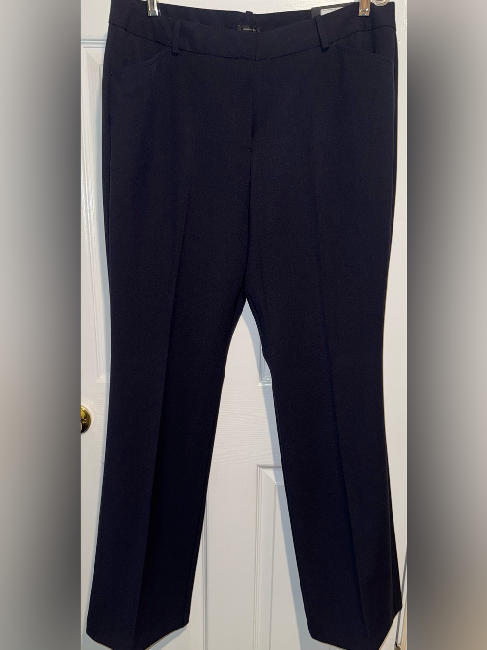 Worthington Modern Fit Black Pants Womens Size 16Tall  NWT